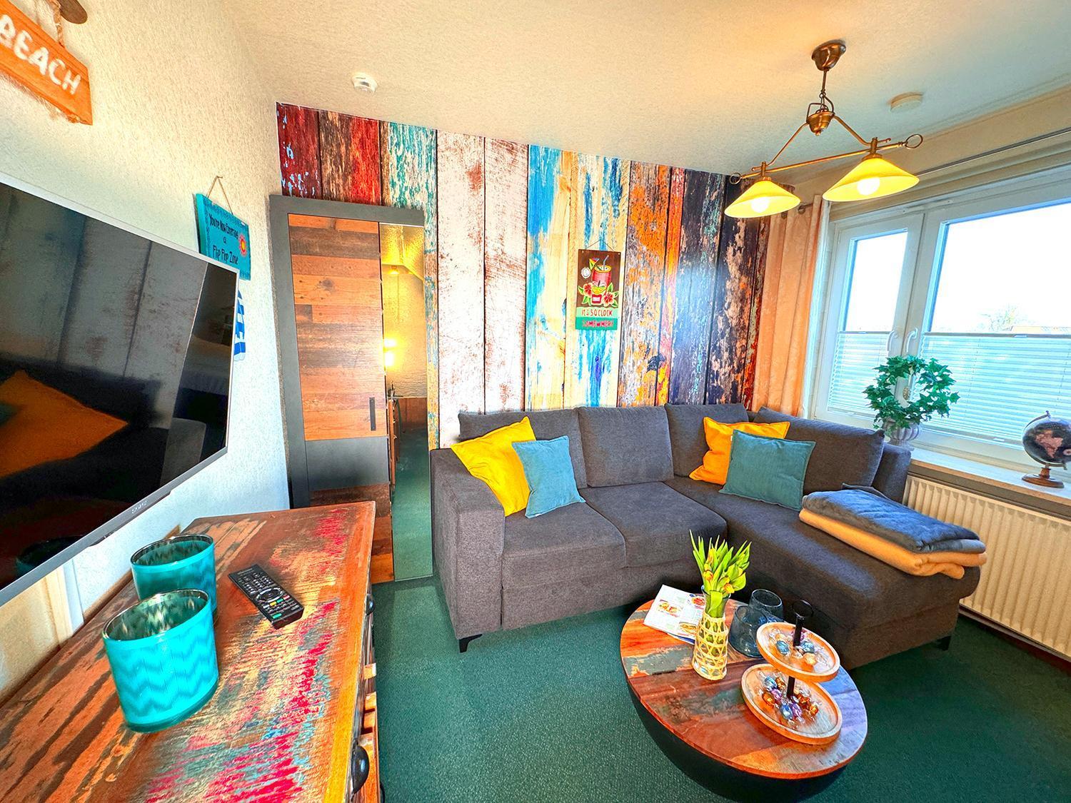 Hawaii - By Mila Ferienarpartments - Buesum Zentrum Eigener Parkplatz 외부 사진